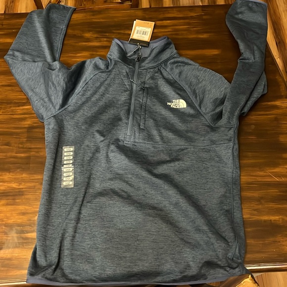 The North Face quarter zip Blue - Picture 2 of 8
